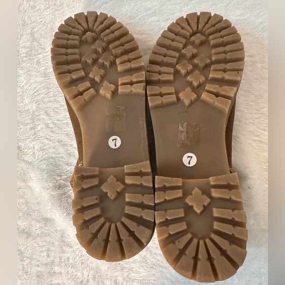 ASOS Brown Ankle Boots with Chunky Heel and Elastic Panels 🤎🤎 - Picture 5 of 7